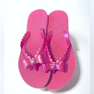 Women’s Kate Spade PINK flip-flops! EUC! Retro design & ADORABLE!